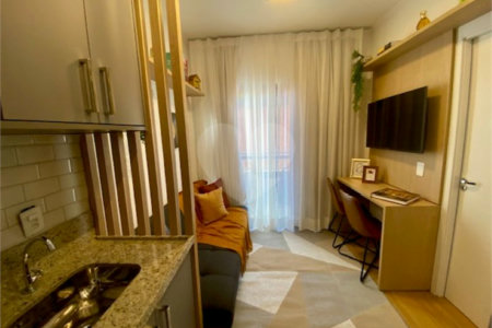 Apartamento à venda ou para alugar com 1 quarto em Vila Olímpia, São Paulo, SP