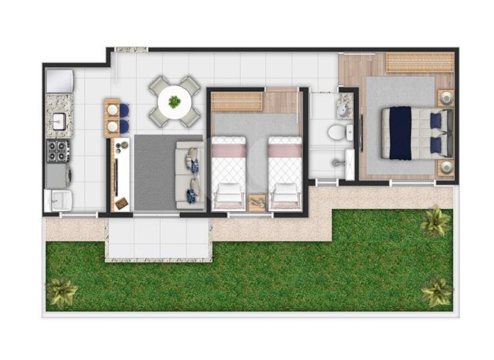 Apartamento 49m²