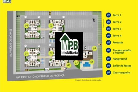 Apartamento à venda com 3 quartos em Caguassu, Sorocaba, SP
