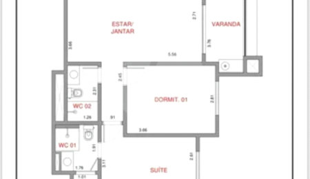 Apartamento à venda com 2 quartos, sendo 1 suíte, em Jardim Maristela, Atibaia, SP