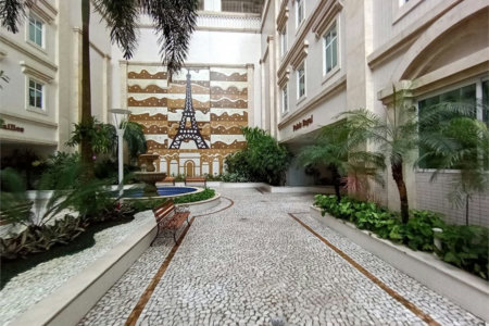 Apartamento Residencial para locação, Boqueirão, Santos - AP0256.