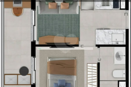 Apartamento à venda com 1 quarto em Pinheiros, São Paulo, SP