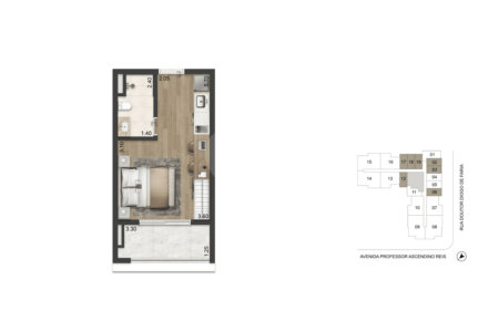 VENDA URGENTE – STUDIO 28,5m² | CASA IBIRAPUERA – CYRELA