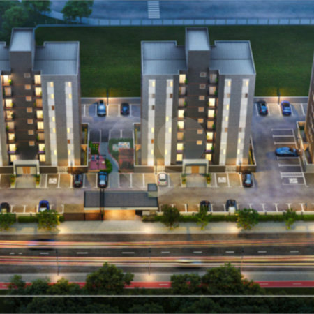 Apartamento à venda com 2 quartos, sendo 1 suíte, em Parque Santos Dumont, Votorantim, SP