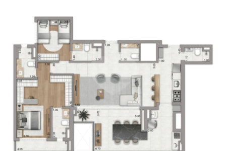 Apartamento à venda com 3 suítes em Jardim das Acácias, São Paulo, SP
