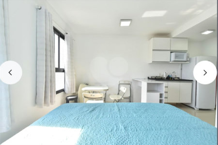 Vendo Studio novo, 14° andar, (apto 1401), 23 m2, sol da manhã com vista livre.