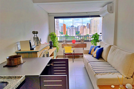 Apartamento à venda com 1 quarto em Indianópolis, São Paulo, SP