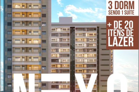 Apartamento à venda com 1 suíte em Jardim Terceiro Centenário, Atibaia, SP
