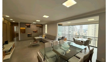 Apartamento à venda com 3 quartos, sendo 2 suítes,  em Brooklin Paulista, São Paulo, SP