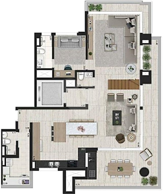 Apartamento à venda com 4 suítes em Moema, São Paulo, SP