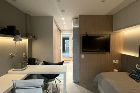 Apartamento à venda ou para alugar com 1 quarto em Pinheiros, São Paulo, SP