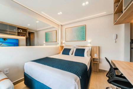 Apartamento com 1 dormitório à venda, 31 m² por R$ 550.000,00 - Boqueirão - Santos/SP