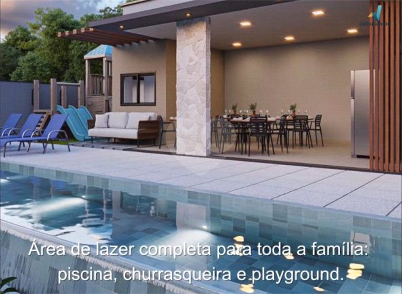 Villagio à venda com 3 suítes em Jardim Estância Brasil, Atibaia, SP