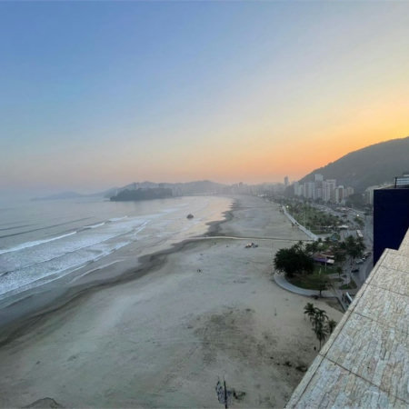 Apartamento com 3 dormitórios para alugar, 160 m² por R$ 9.200,00 - José Menino - Santos/SP