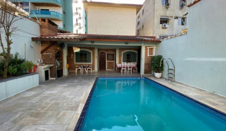 Casa com 4 dormitórios à venda, 380 m² por R$ 2.400.000,00 - Embaré - Santos/SP
