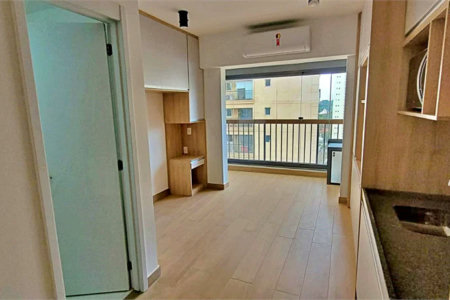 Apartamento à venda com 1 quarto em Brooklin Paulista, São Paulo, SP