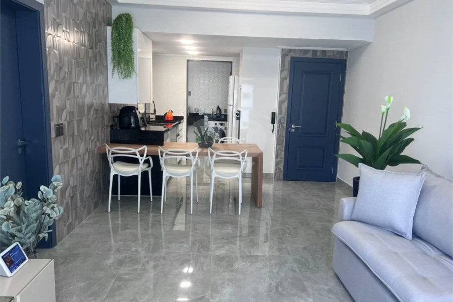 Apartamento à venda com 2 quartos, sendo 1 suíte, em Riviera de São Lourenço, Bertioga, SP