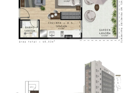Apartamento à venda com 1 quarto em Quarta Parada, São Paulo, SP