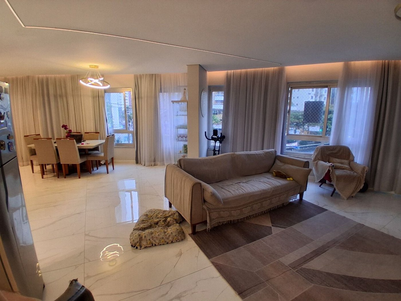 Apartamento de 3 Quartos à venda na Pompéia - Santos/SP | Vista livre | A 1 quadra da praia