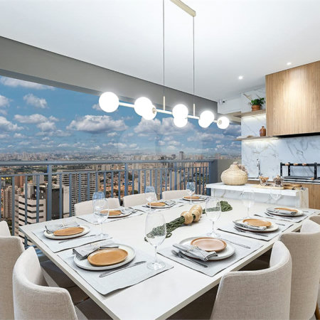 Apartamento em construção de 125m2, 3 suítes na Padre Adelino