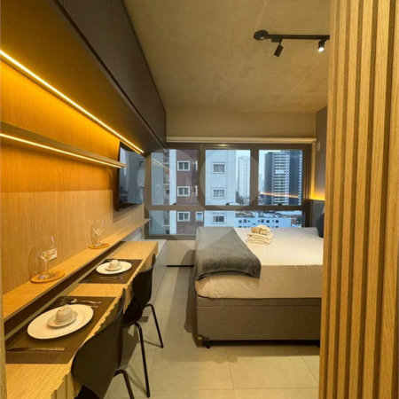 Studio à venda com 22,43 Mts, 1 quarto e sem vaga no Paraiso