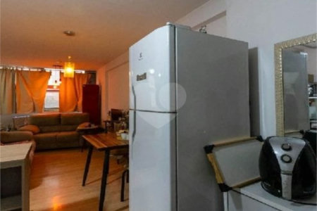 Studio à venda com 49m², 1 quarto e sem vaga