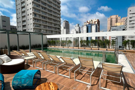 Apartamento à venda com 1 quarto em Brooklin Paulista, São Paulo, SP