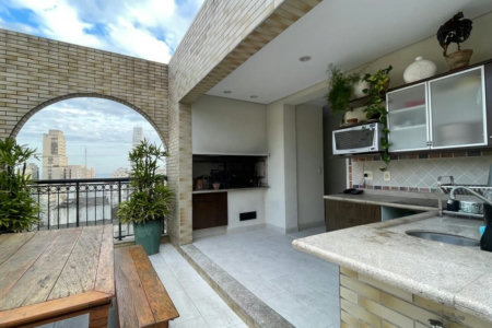 Cobertura com 3 dormitórios à venda, 437 m² por R$ 4.799.999,99 - Gonzaga - Santos/SP