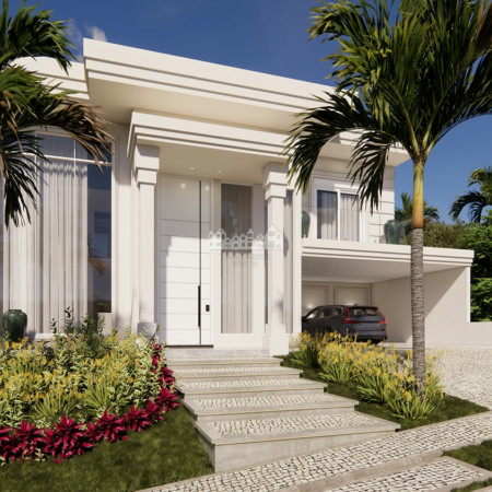 Terreno com Casa de Alto Padrão em Construção – Condomínio Alto do Sion