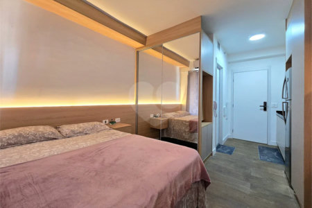 Studio Mobiliado Novo Andar Alto Próximo Metrô Paraíso