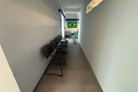 Sala Comercial para venda e locação, Estuário, Santos - SA0057.