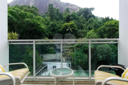 Cobertura à venda com 2 quartos, sendo 1 suíte, em Lagoa, Rio de Janeiro, RJ