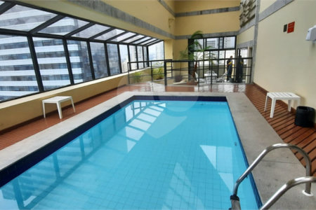 Flat para alugar com 1 quarto em Cidade Monções, São Paulo, SP