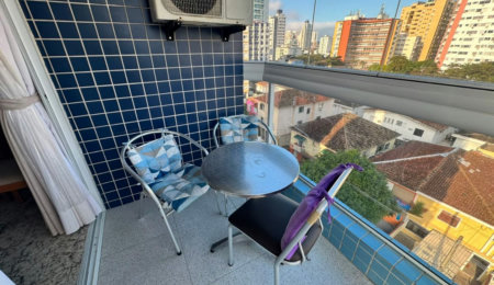 Apartamento com 2 dormitórios à venda, 83 m² por R$ 1.260.000,00 - Aparecida - Santos/SP