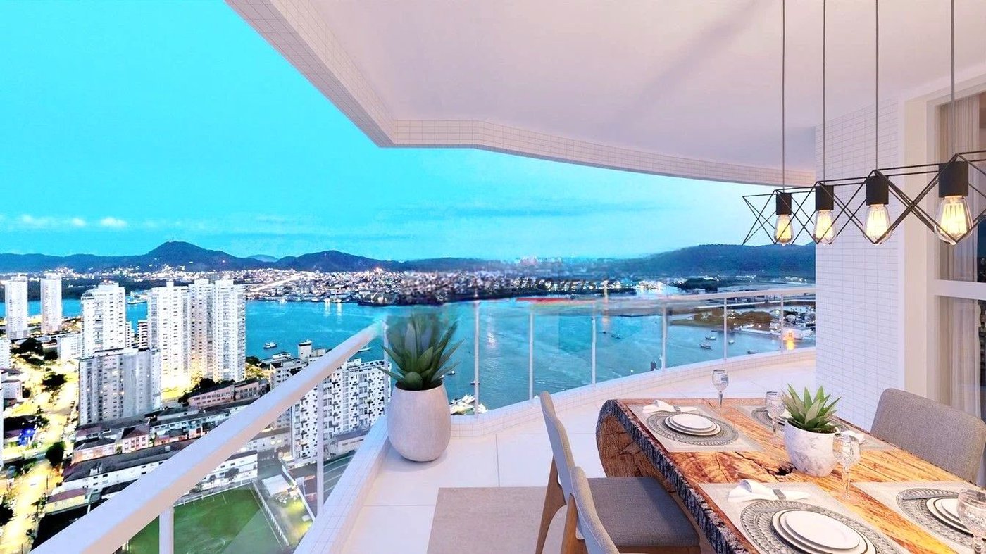 Apartamento à venda, 227 m² por R$ 6.000.000,00 - Ponta da Praia - Santos/SP