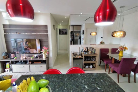 Apartamento com 2 dormitórios à venda, 64 m² por R$ 660.000,00 - Marapé - Santos/SP