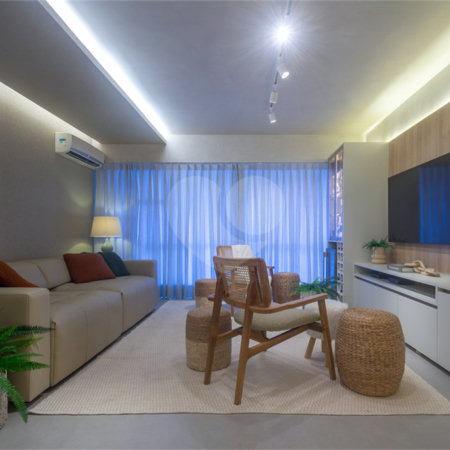 Apartamento à venda com 3 quartos, sendo 1 suíte, em Pitangueiras, Guarujá, SP
