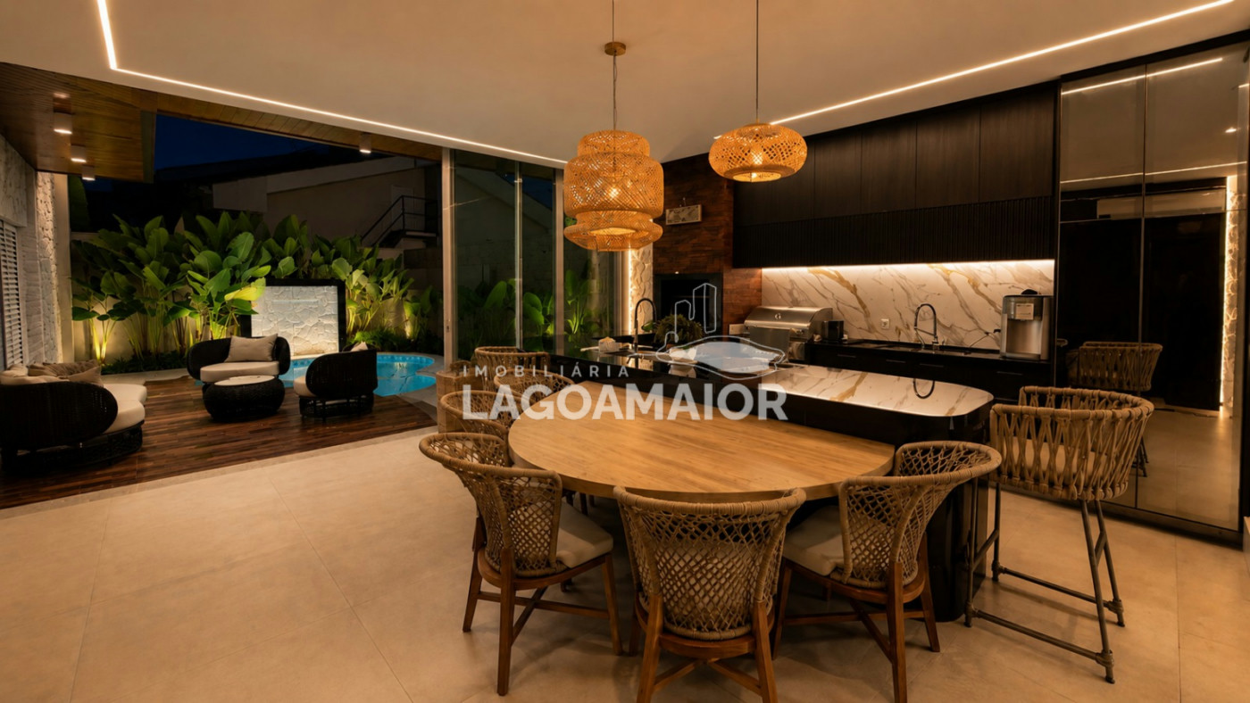 Casa à venda com 3 quartos, sendo 1 suíte, no condomínio Portal Das Àguas, Três Lagoas - MS