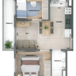 Apartamento à venda com 2 quartos em Vila Carrão, São Paulo, SP
