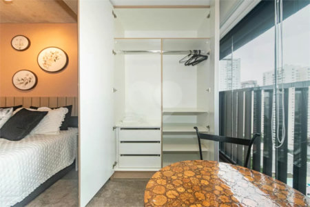 Studio à venda ou para alugar com 1 quarto em Brooklin Paulista, São Paulo, SP