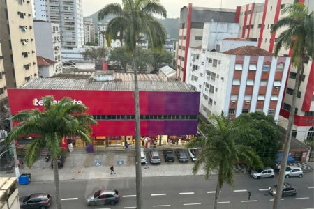 Sala Comercial à Venda no Gonzaga – Avenida Ana Costa – Santos/Sp