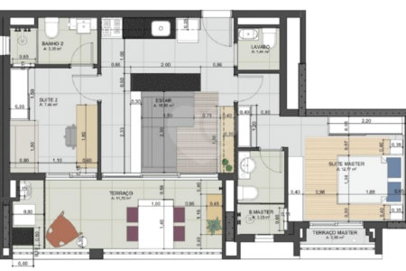 Apartamento à venda com 2 suítes em Pinheiros, São Paulo, SP