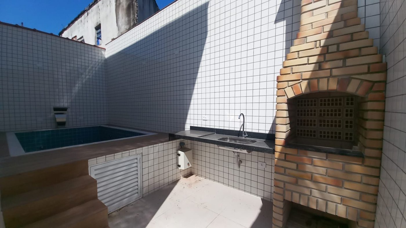 Casa com 3 dormitórios à venda, 100 m² por R$ 1.267.000,00 - Embaré - Santos/SP