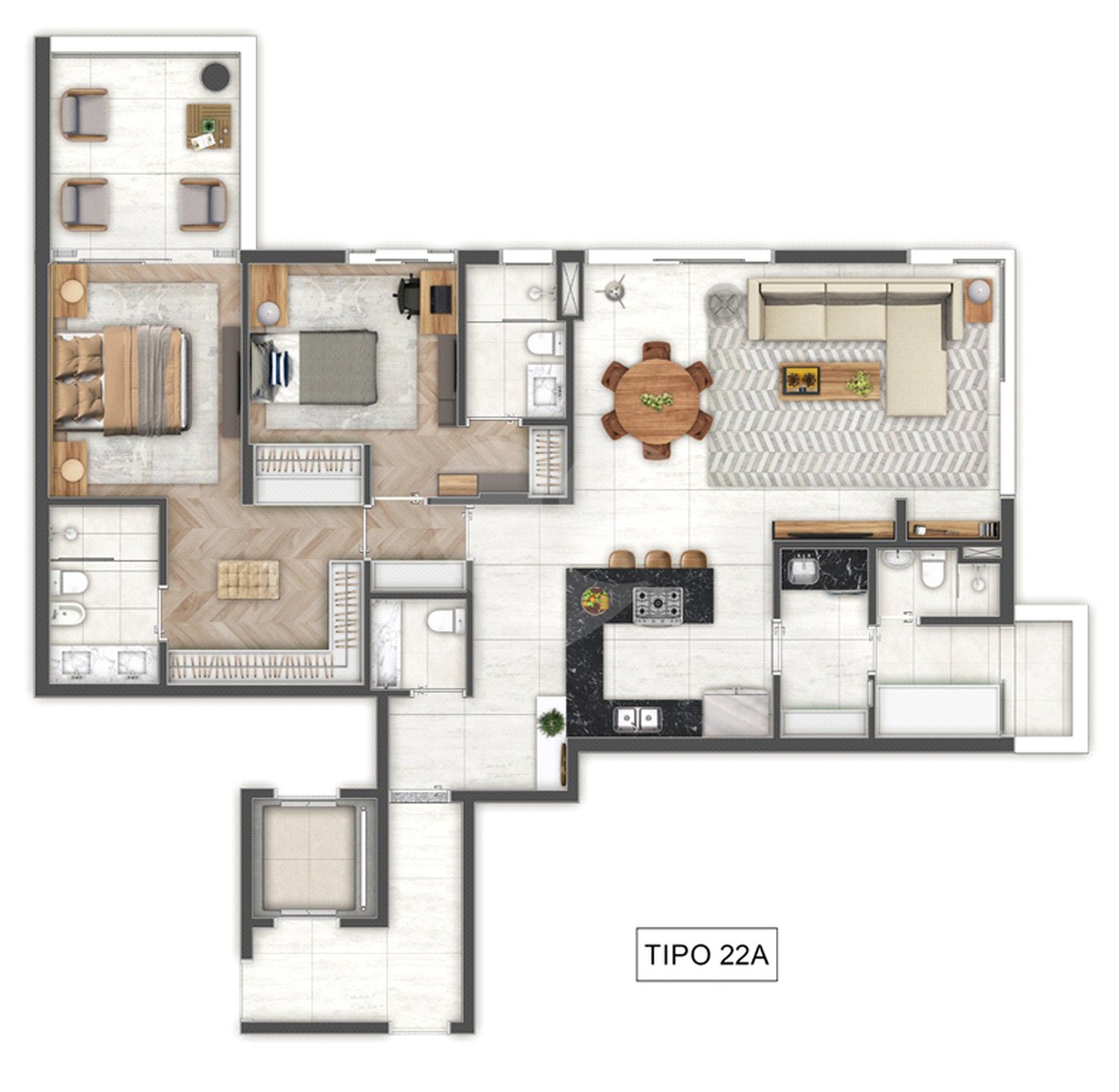 Apartamento à venda com 3 suítes em Cidade Jardim, São Paulo, SP
