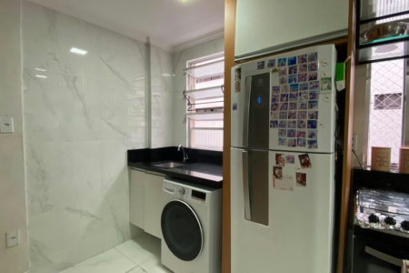 Apartamento com 2 dormitórios à venda, 87 m² por R$ 800.000,00 - Boqueirão - Santos/SP