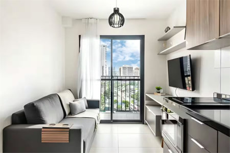 Apartamento para alugar com 1 suíte em Pinheiros, São Paulo, SP