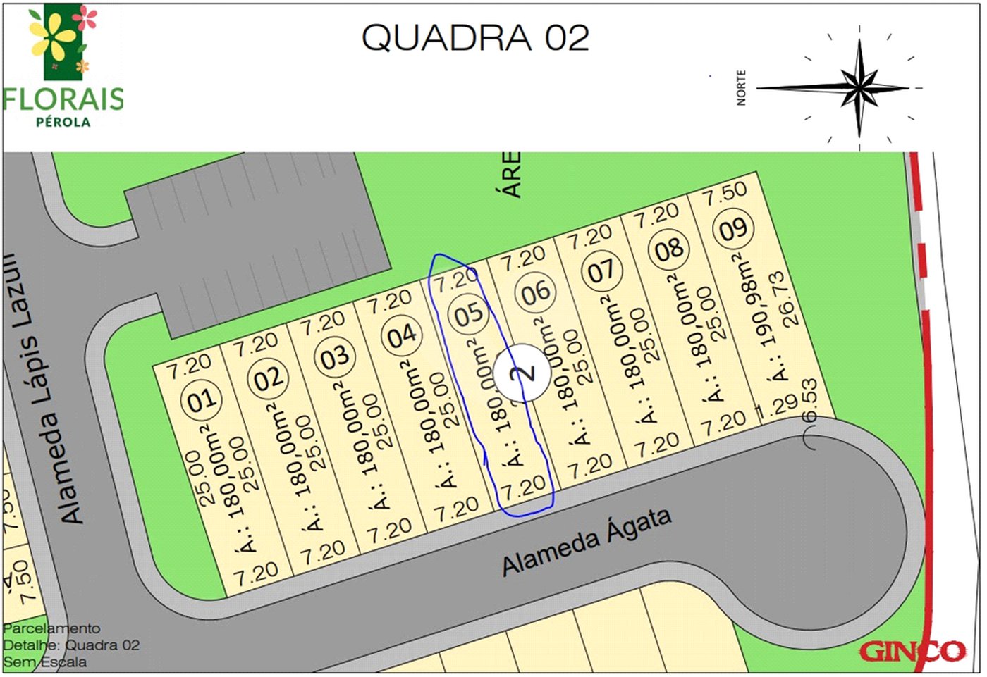 Terreno à venda no condomínio Florais Pérola, Cuiabá - MT