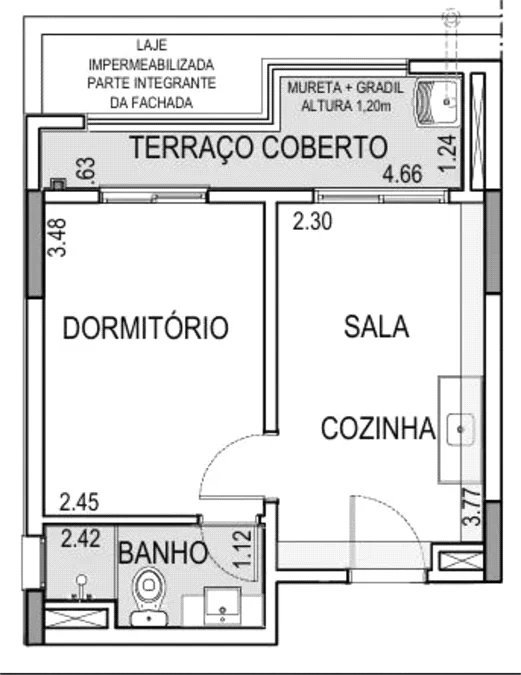 Apartamento à venda com 1 quarto em Chácara Inglesa, São Paulo, SP