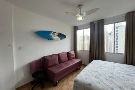 Apartamento com 1 dormitório à venda, 58 m² por R$ 400.000,00 - Barra Funda - Guarujá/SP