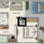 Casa à venda com 2 quartos em Jardim Santa Marta, Sorocaba, SP